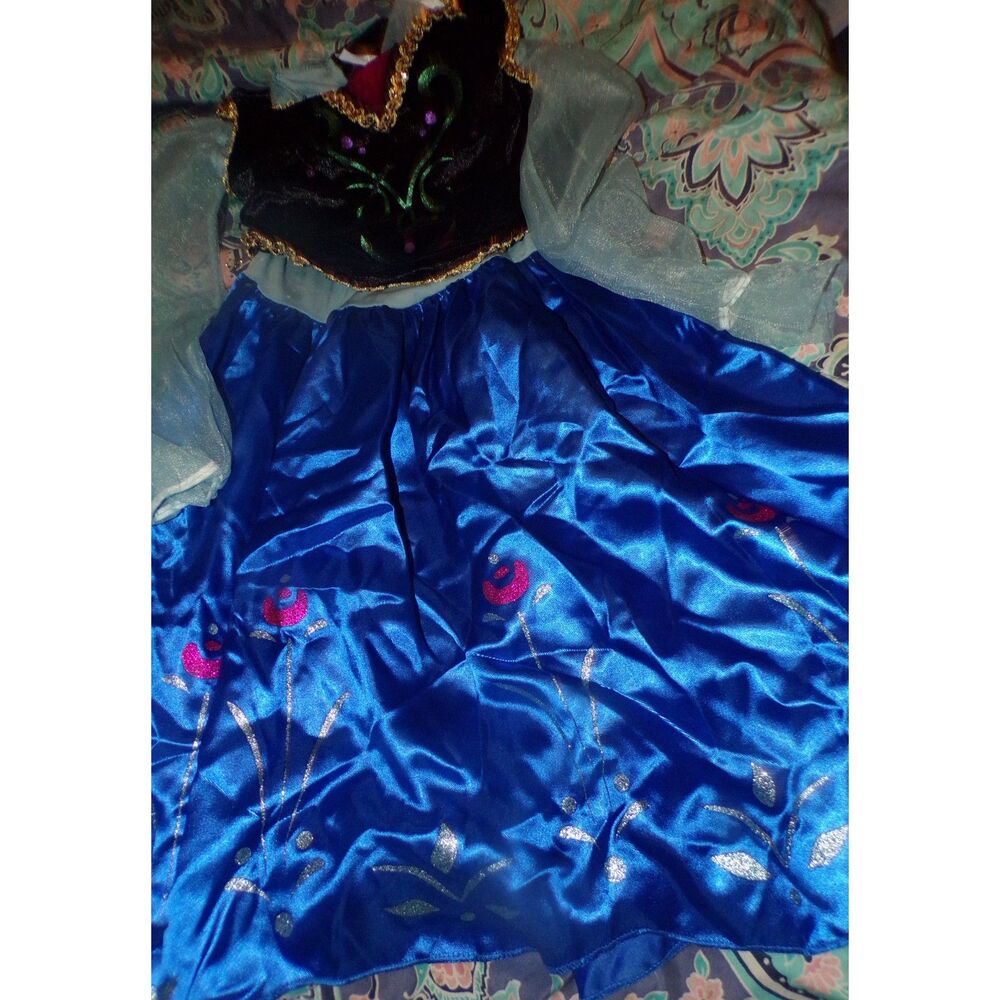 Disney Frozen Anna dress with vest costume size 7/8